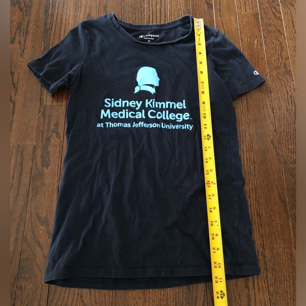 Sidney Kimmel Medical College/Thomas Jefferson University Navy Blue/Blue T-Shirt - Picture 5 of 8